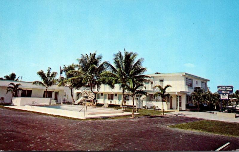 Florida Deerfield Beach Poinciana Motel Apartments 1967