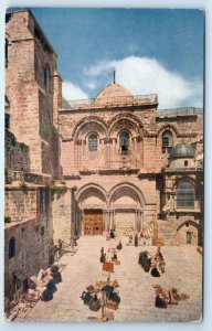 JERUSALEM Church of Holy Sepulchre ISRAEL Postcard
