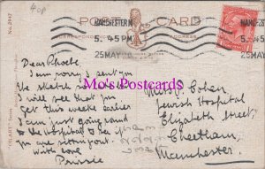 Genealogy Postcard - Cohen, Jewish Hospital, Cheetham, Manchester GL2207