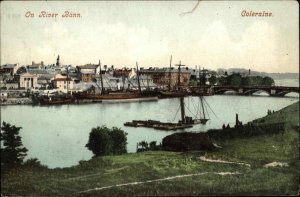 Coleraine Ireland On River Bann c1910 Vintage Postcard