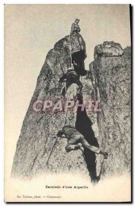 Old Postcard Alpine Climbing d & # 39A needle