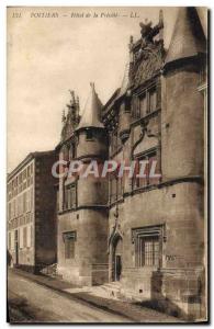 Postcard Old Prison Poitiers Hotel de la Prevote