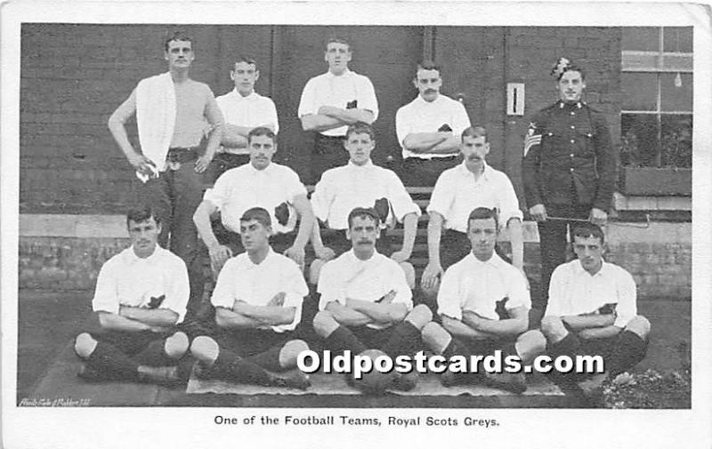 One of the Football Teams, Royal Scots Greys Soccer Unused 