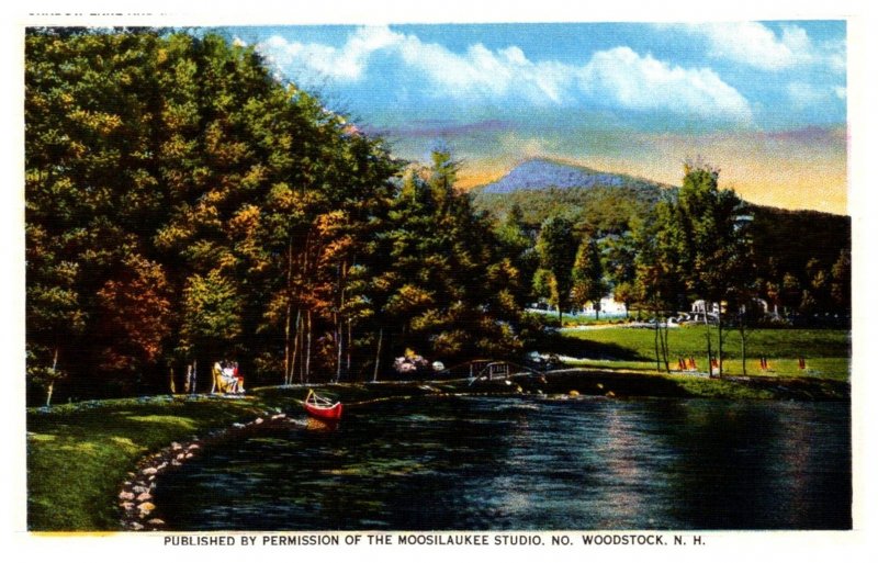 New Hampshire  White Mtns. Shadow Lake and Indian Head