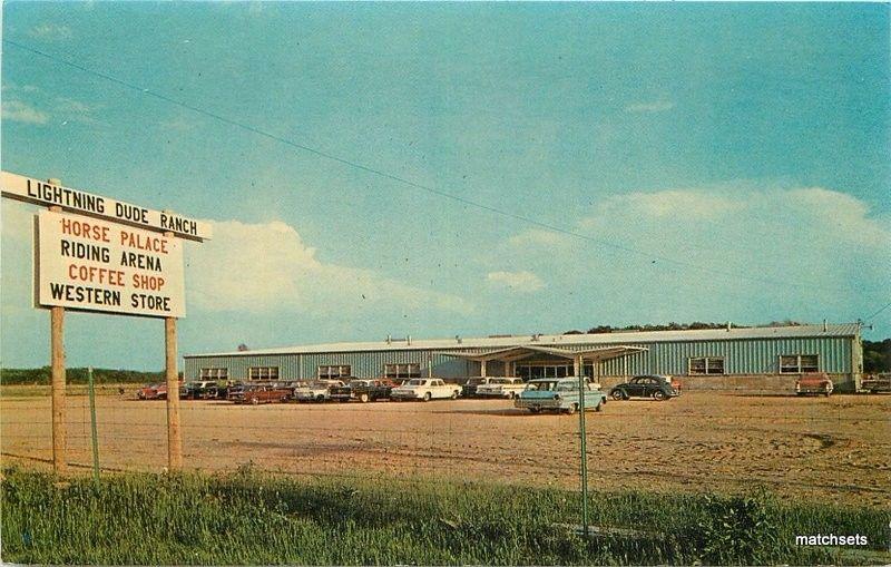 1940s Horse Palace Lightening Dude Ranch Bass Lake Knox Indiana Cook