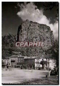 Old Postcard Castellane Roc and Place