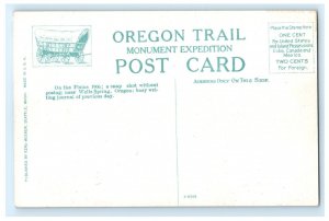 Nooning On The Oregon Trail Wells Spring OR Postcard (GM10)