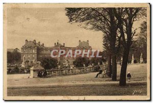 Old Postcard Paris Luxembourg Palace