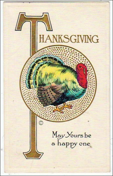 Greeting - Thanksgiving, Turkey