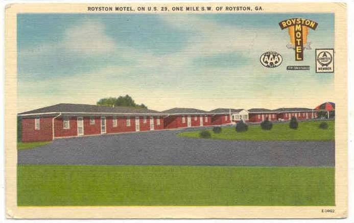 Royston Motel, on U.S. 29, one mile S.W. of Royston, Georgia, PU-1963