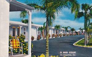 Florida Saint Augustine Si Mar Distinctive Court 1954