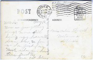 Multi-Views in Aircraft Training to Help UN Win War Real Photo RPPC Postcard