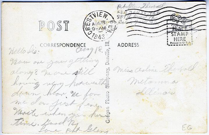 Multi-Views in Aircraft Training to Help UN Win War Real Photo RPPC Postcard