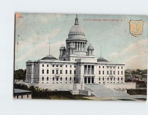 Postcard State House, Providence, Rhode Island