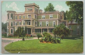 Poughkeepsie New York~Pringle Home~c1910 Postcard