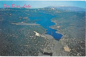 Big Bear Lake & Old Baldy Mountain in Background California Vacations & Fishing