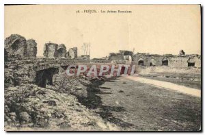Old Postcard Frejus the Arenes Roman