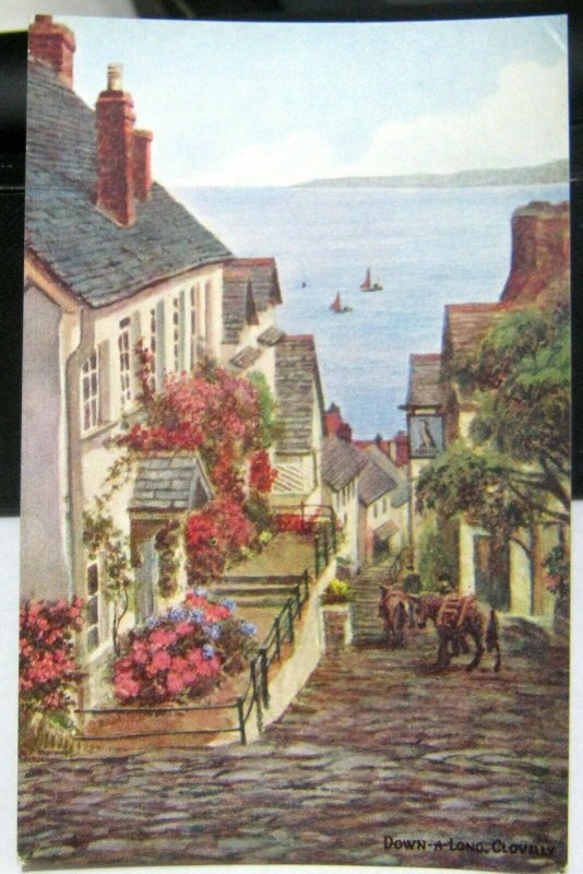 England Down-a-long Clovelly - Unposted