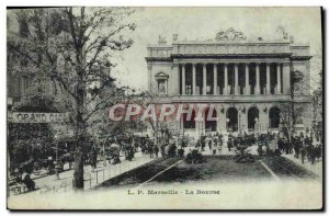 Old Postcard Marseille Bourse