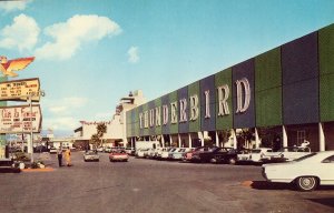 Thunderbird Hotel - Las Vegas Post Card Old Cars
