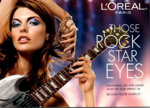 Advertising L'Oreal Paris Those Rock Star Eyes Milla Jovovich