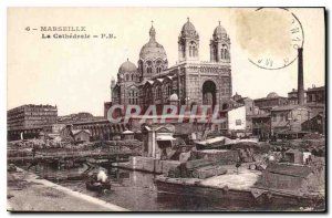 Postcard Old Marseille La Cathedrale