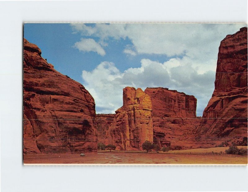 Postcard General View Of Canyon Del Muerto During Summer Run-Off, Arizona