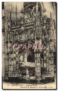 Old Postcard Bourg Ain Brou Church Mausoleum of Margaret of Austria