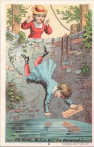 Lautz Bros & Co ACME Soap Gloss Soap Buffalo, NY - Antique Victorian Trade Card