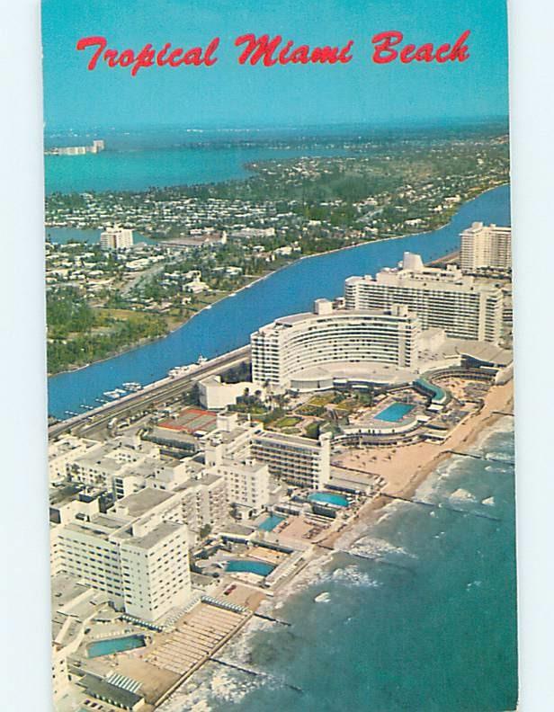 Pre-1980 AERIAL VIEW Miami Beach Florida FL A5389