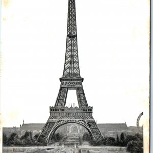 c1900s Paris, France Eiffel Tower Radio Lattice Structure Champ de Mars A360