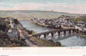 BINGEN, Rhineland-Palatinate, Germany, 1900-1910s; Bingen Mit Drususbrucke