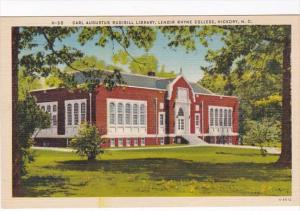 North Carolina Hickory Carl Augustus Rudisill Library Lenoir Rhyne College