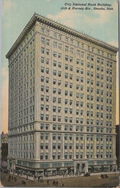 Postcard City National Bank Bldg Omaha Nebraska NE