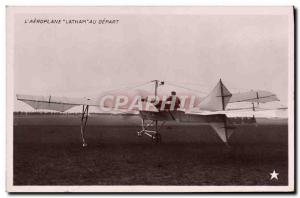 Old Postcard Jet Aviation Airplane departing latham