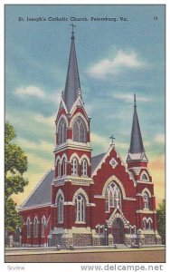 St. Joseph's Catholic Church, Petersburg, Virginia, 30-40s