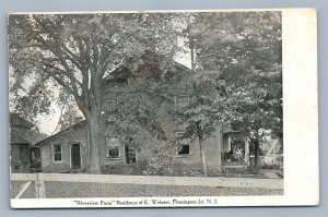 FLEMINGTON NJ RIVERVIEW FARM ANTIQUE POSTCARD