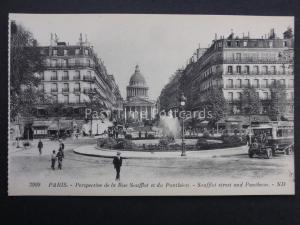 France PARIS Soufflot Street and Pantheon LL.3999 by Levy early 1900's