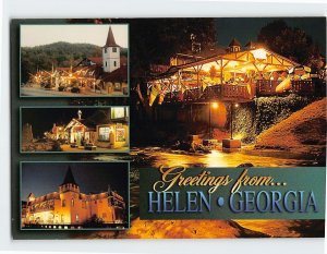 Postcard Greetings from Alpine Village Georgia USA