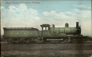 Great North of Scotland Railway RR Train Engine c1910 Postcard 