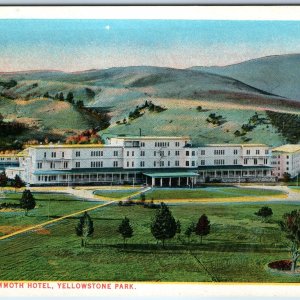 c1910s JE Haynes Mammoth Hotel Unposted Litho Photo Yellowstone Park #15048 A222