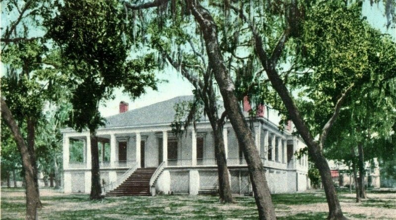 1901 Beauvoir, Home Of Jefferson Davis, Near Biloxi, Miss Postcard P92 