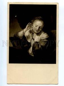 249401 Rembrandt young woman trying on earrings Granberg PC