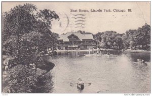 Boat House, Lincoln Park, Chicago, Illinois, PU-1906