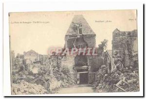 Peronne Old Postcard The door to Brittany