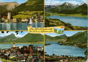 postcard Austria - St. Wolfgang im Salzkammergut - multiview