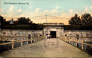 Virginia Fortress Monroe Fort Entrance 1912