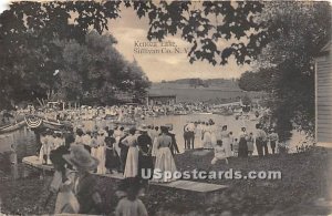 Carnival Day - Kenoza Lake, New York NY Postcard