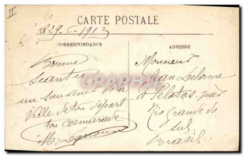 Old Postcard Bank Caisse d & # 39Epargne Angouleme