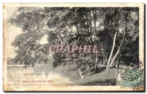 Old Postcard Lyon A Corner Park